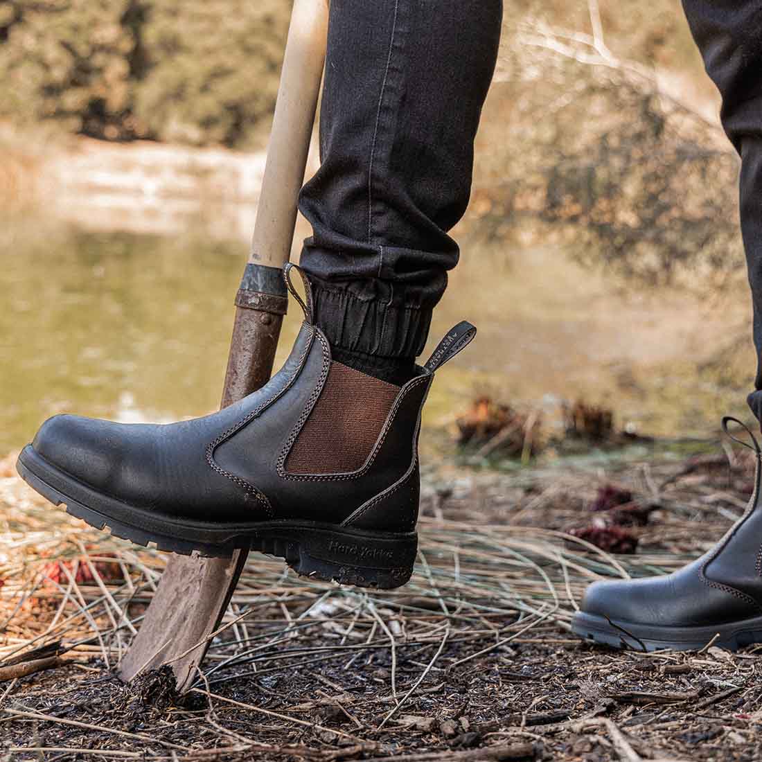 Unisex Outback Steel Toe Dealer Boots - Image 4