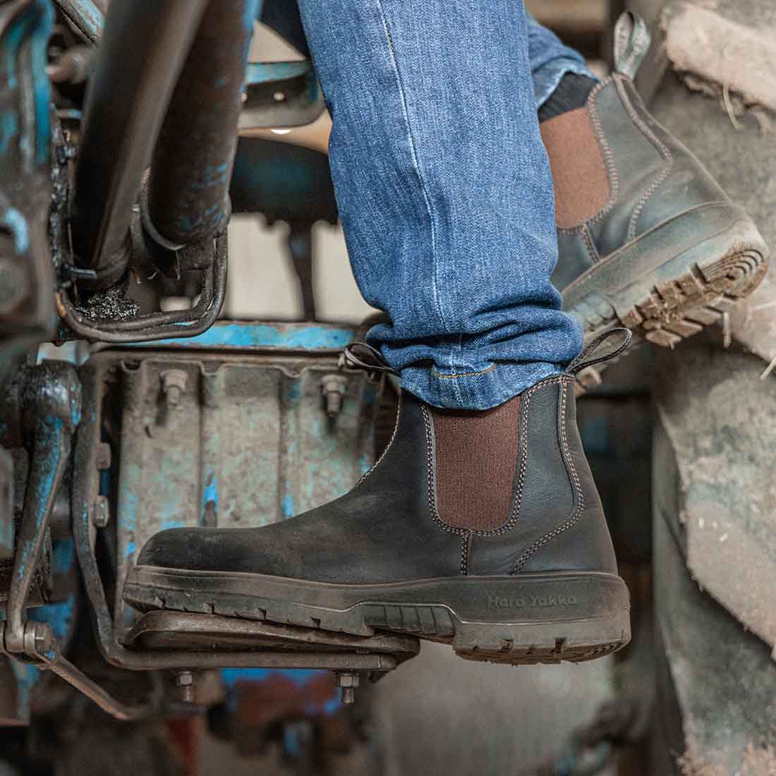 Unisex Outback Steel Toe Dealer Boots - Image 6